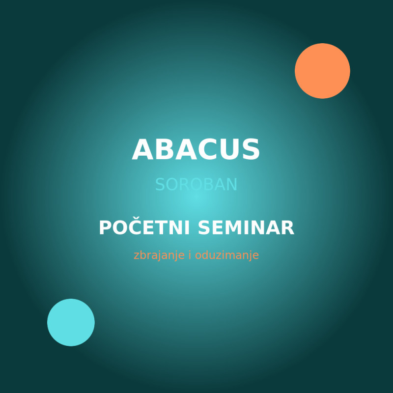 Abacus Soroban – početni seminar | Edukacije