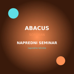 Napredni Abacus Soroban | Edukacije